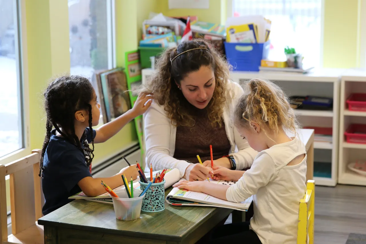 image of classroom activities from the past